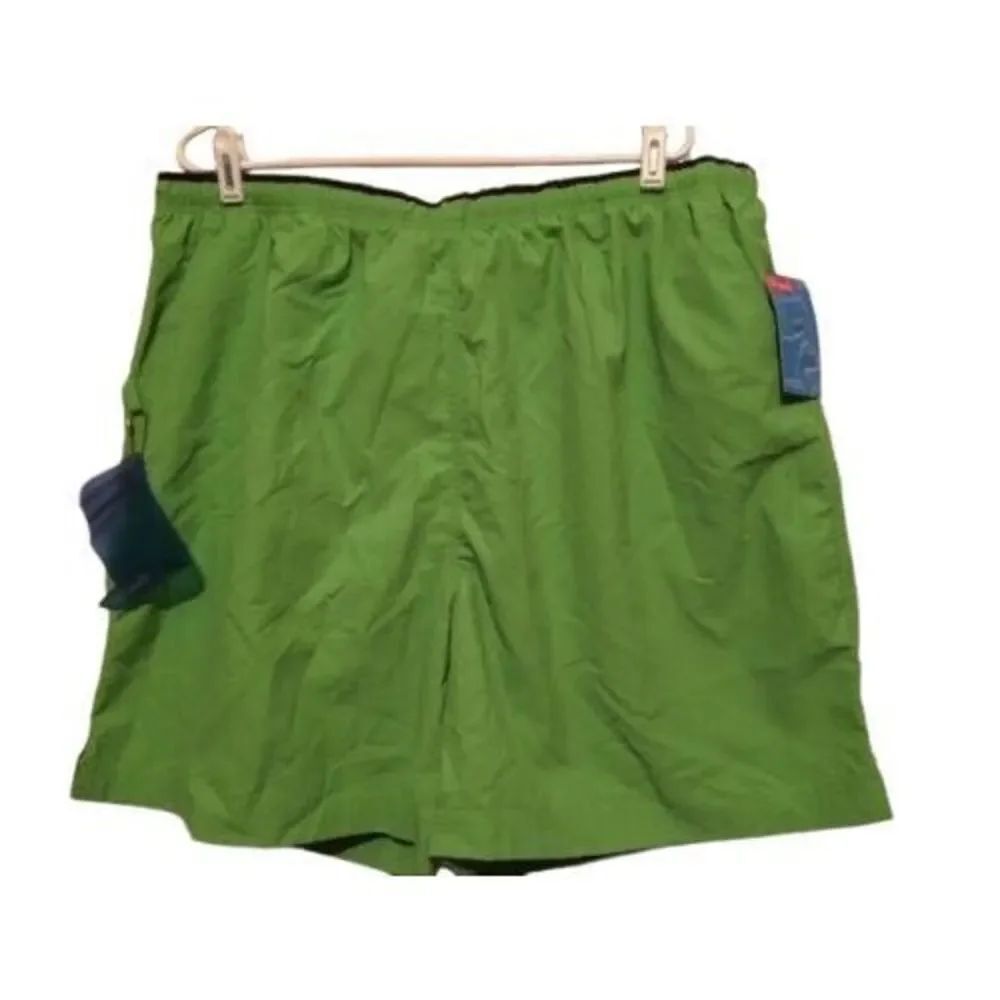 ST. JOHN'S BAY SIZE XXL APPLE GREEN SWIM TRUNKS **NEW**
